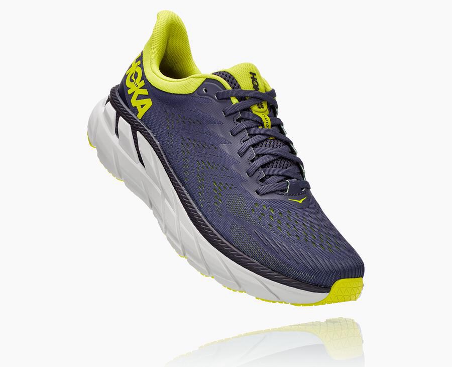 Tenis Hoka One One Hombre Azul Marino - Clifton 7 - GOBM95732